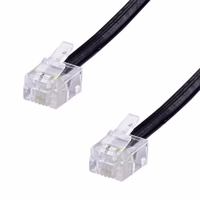 	 کابل تلفن مدل MM طول 0.5 متر بسته 4 عددی