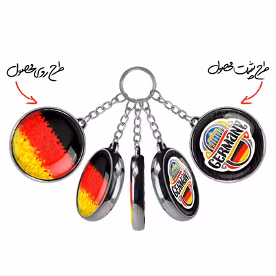 جاکلیدی خندالو طرح پرچم المان مدل دوطرفه کد 2065320651