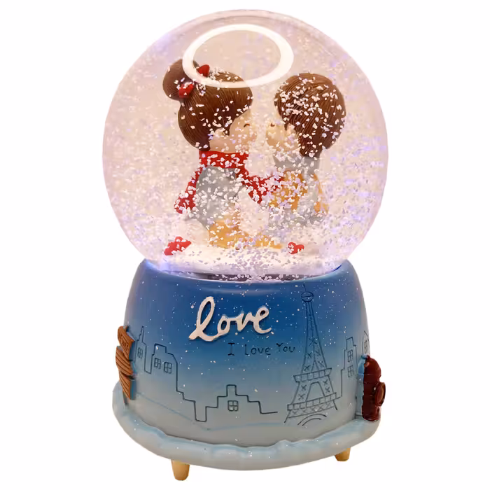 گوی موزیکال مدل Love طرح عشق و شادی کد B4022