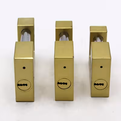 قفل کتابی مدل الفنت کد YP3-70-80-90MM مجموعه 3 عددی