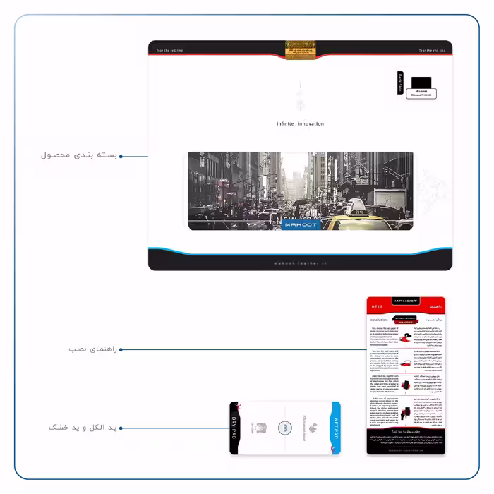 برچسب پوششی ماهوت مدل New York City مناسب برای تبلت هوآوی Matepad T10 2020 AGS-L09