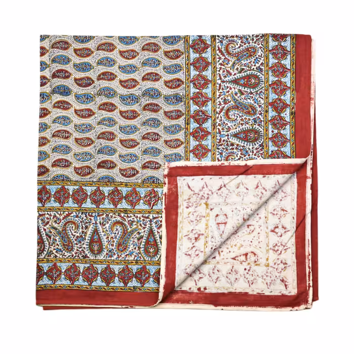 رومیزی قلمکار قلمکار صدر مدل چلوار 12 پته 