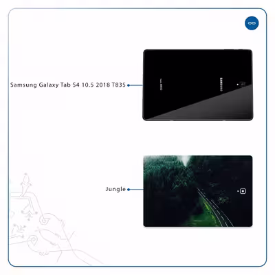برچسب پوششی ماهوت مدل Jungle مناسب برای تبلت سامسونگ Galaxy Tab S4 10.5 2018 T835