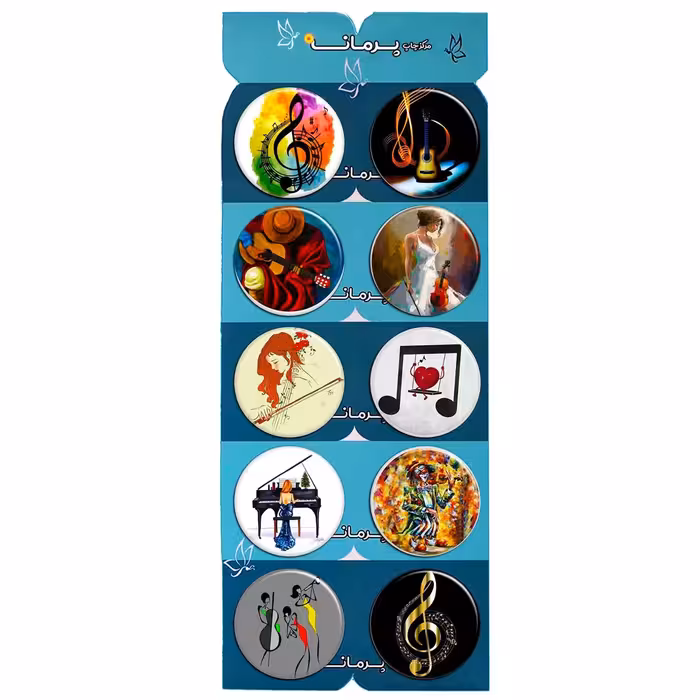 پیکسل پرمانه طرح موزیک کد pmg.7524 مجموعه 10 عددی