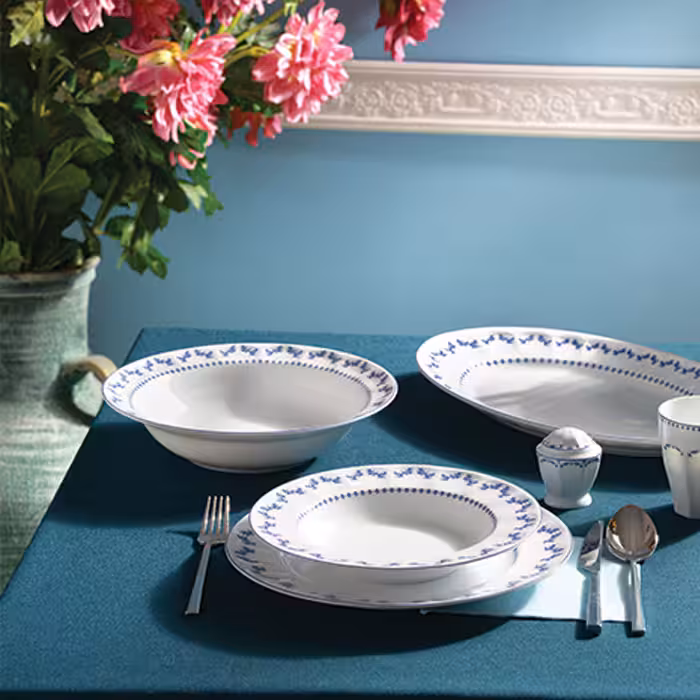  سرویس غذاخوری 29 پارچه چینی زرین ایران مدل نئوکلاسیک فرانسیس درجه عالی