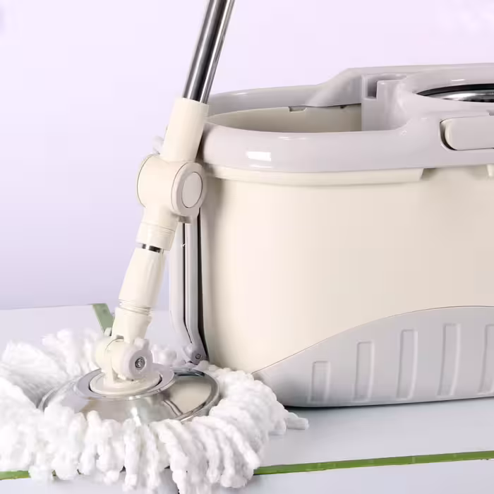 ست سطل و زمین شوی چرخشی پدال دار مدل 4500