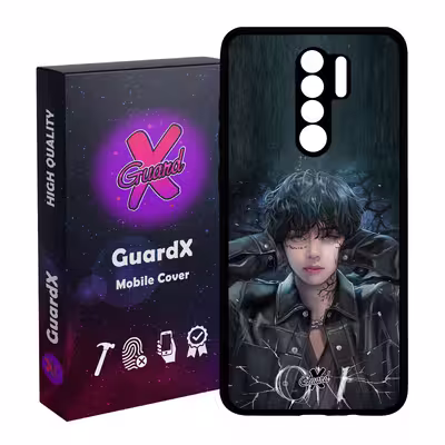 کاور گارد ایکس طرح Girl مدل Glass10374 مناسب برای گوشی موبایل شیائومی Redmi 9 / 9 Prime
