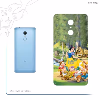 برچسب پوششی ماهوت مدل Snow White مناسب برای گوشی موبایل شیائومی REDMI 5