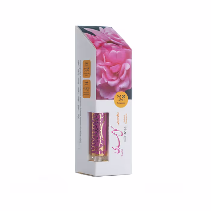 عطر جیبی مرهم طبیب مدل گل محمدی حجم 1 میلی لیتر