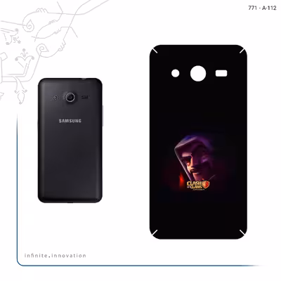 برچسب پوششی ماهوت مدل Clash of Clans Game Series مناسب برای گوشی موبایل سامسونگ Galaxy Core 2