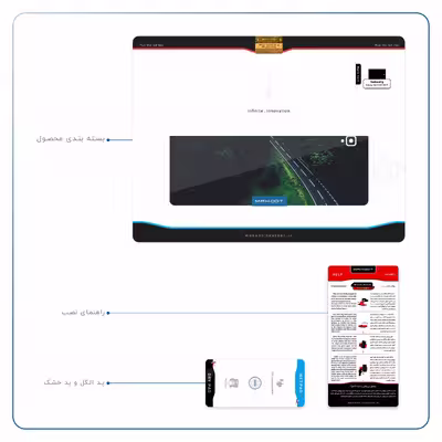 برچسب پوششی ماهوت مدل Jungle مناسب برای تبلت سامسونگ Galaxy Tab S3 9.7 2017 T820
