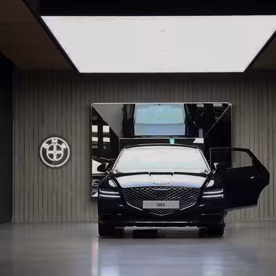 چراغ دیواری نئون دیزاین طرح BL_WHT