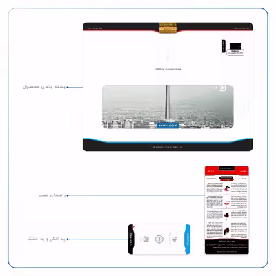 برچسب پوششی ماهوت مدل Tehran City مناسب برای تبلت سامسونگ Galaxy Tab S4 10.5 2018 T830