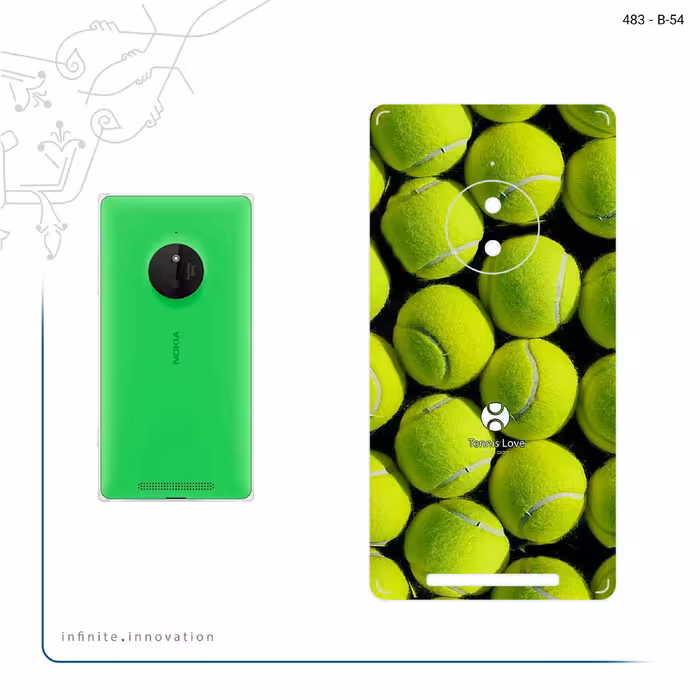 برچسب پوششی ماهوت مدل Tennis مناسب برای گوشی موبایل نوکیا Lumia 830