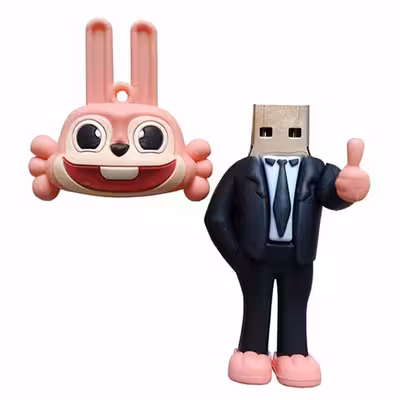 فلش مموری طرح خرگوش مدل Ul-R1001 ظرفیت 128 گیگابایت