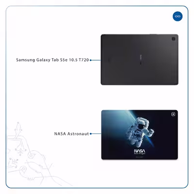 برچسب پوششی ماهوت مدل NASA-Astronaut مناسب برای تبلت سامسونگ Galaxy Tab S5e 10.5 2019 T720