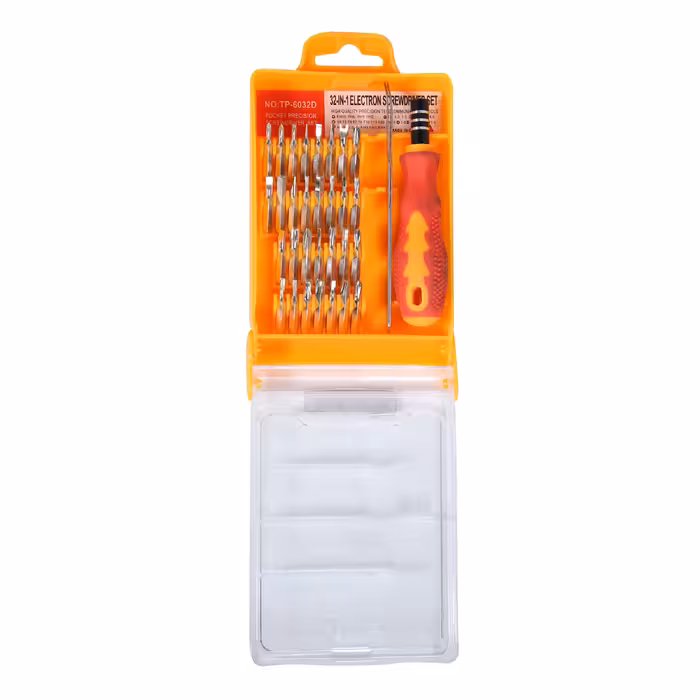 سری پیچ گوشتی و پیچ گوشتی تایپای مدل TP-6032D بسته 32 عددی