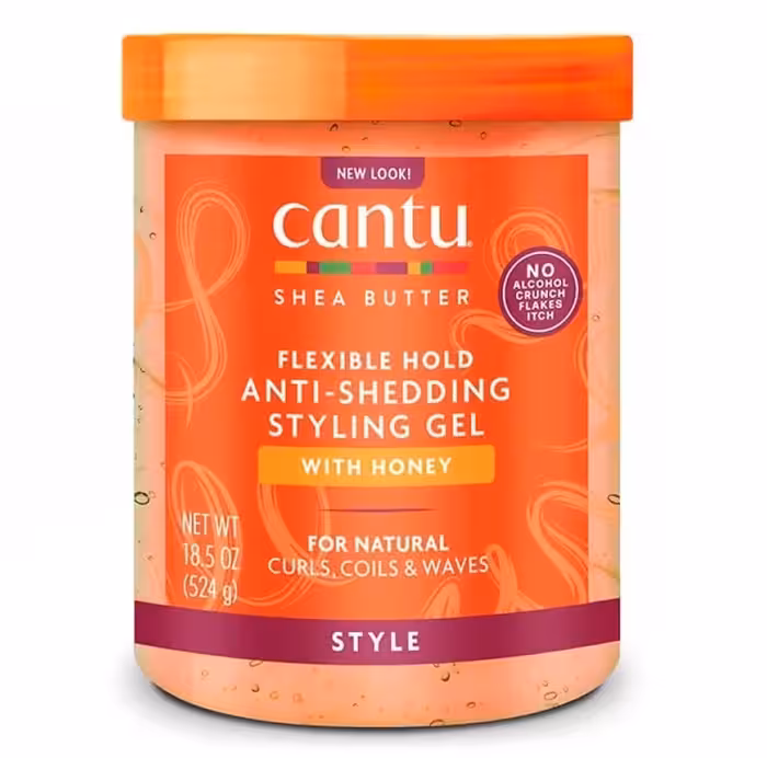 ژل مو حالت‌دهنده و ضد ریزش موهای فر کنتو Cantu حاوی عسل و شی باتر وزن 524 گرم