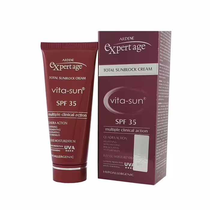 کرم ضد آفتاب آردن اکسپرت ایج مدل Vita-Sun حجم 45 میلی لیتر