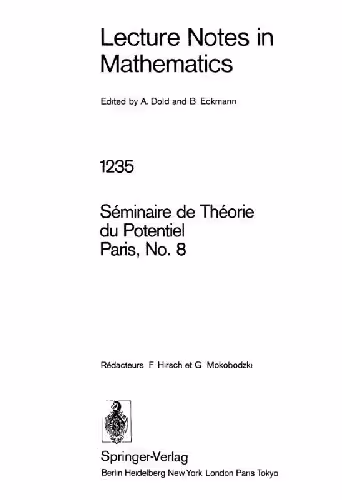 خرید و دانلود نسخه کامل کتاب Seminaire de Theorie du Potentiel Paris