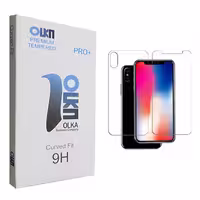 محافظ صفحه نمایش و پشت شیشه ای الکا مدل  PRO مناسب برای گوشی اپل آیفون X | کالا برتری