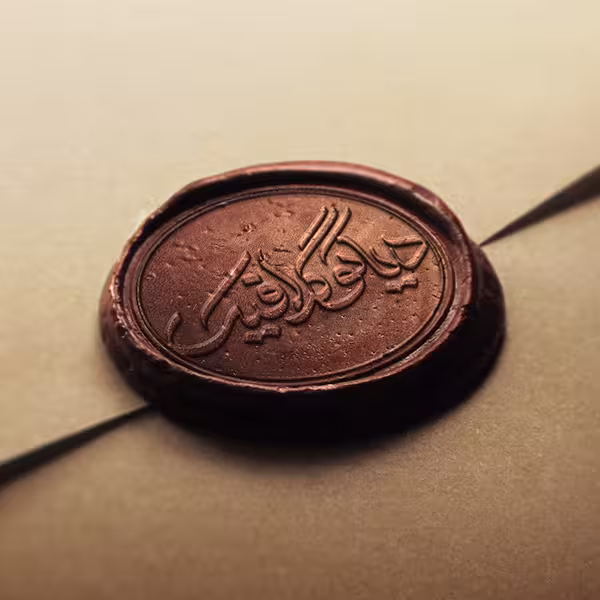 دانلود موکاپ لوگو با طرح مهر نامه به صورت لایه باز PSD