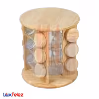 جا ادویه عروس نوین مدل گرد گردان 12 تایی