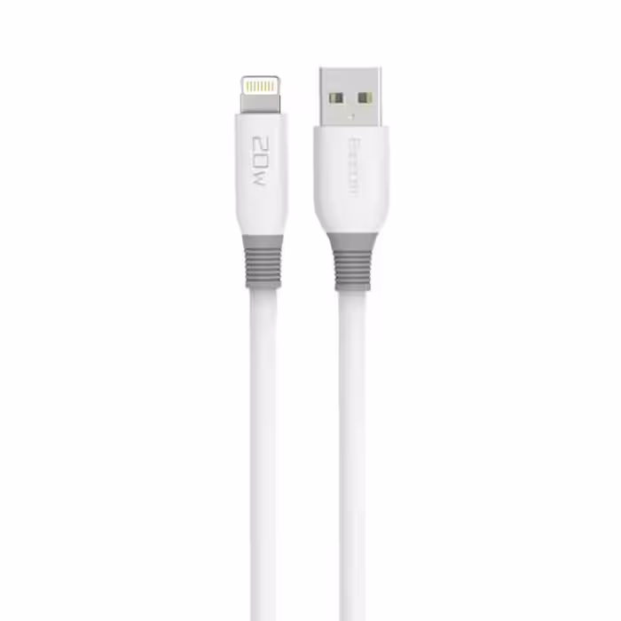 کابل لایتنینگ ارلدام مدل EC-158I silicone 20W طول 1 متر