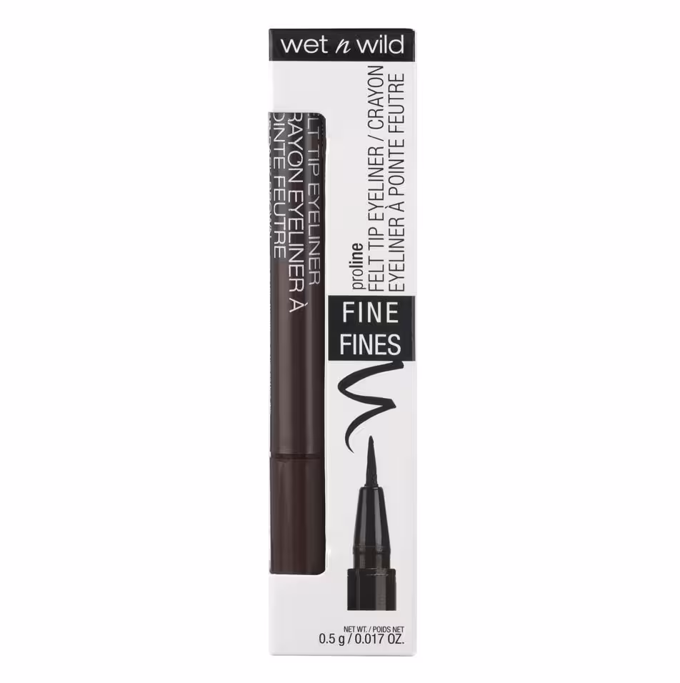وت اند وایلد خط چشم 0.5 گرم FINE Proline Felt Tip کد E8762 رنگ Dark Brown