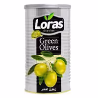 زیتون لوراس با هسته سبز وزن خالص 600 گرم