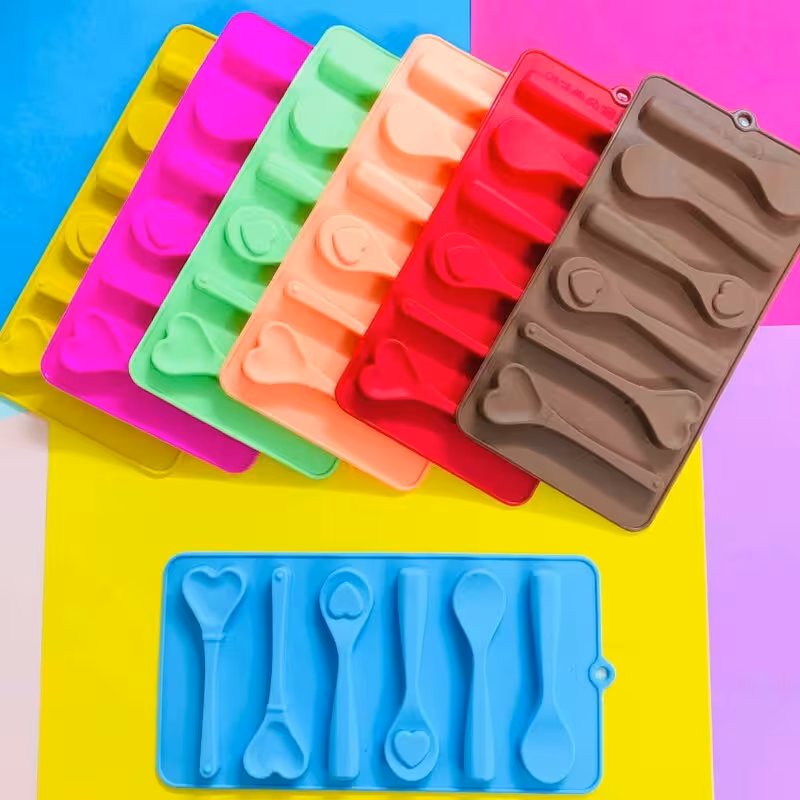 قالب سیلیکونی شکلات (قاشق)