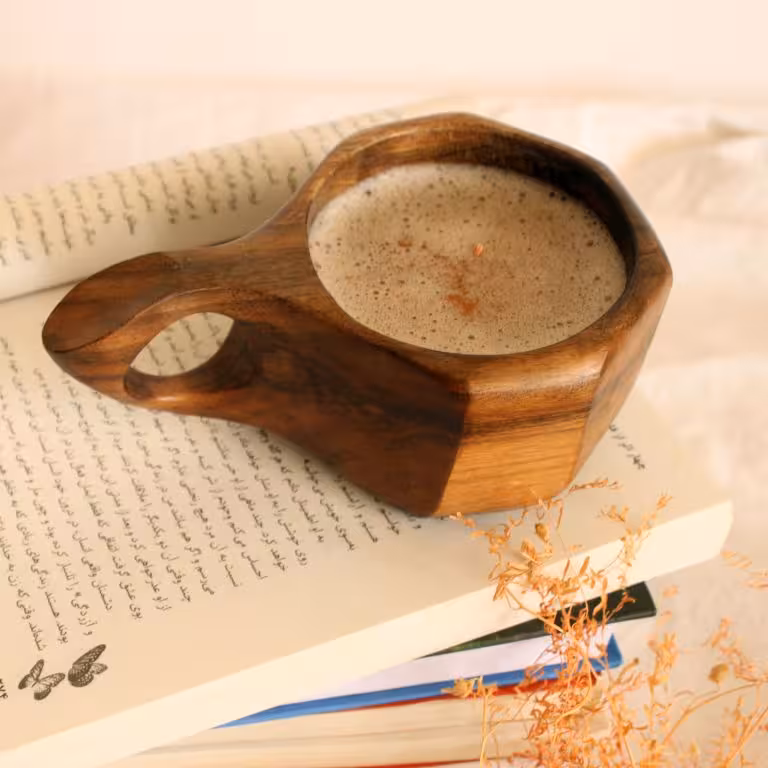 کوکسا دستساز چوبی طرح شش ضلعی کد 102461