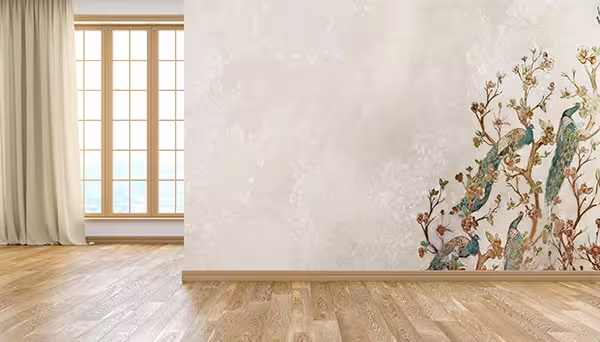 پوستر طرح پتینه و طاووس کد P0462