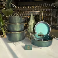 سرویس قابلمه 9 پارچه اویز پلاس  Eviz ترکیه ای کپی کپی