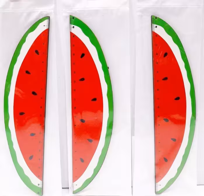 خط کش نیم‌گرد هندوانه یلدا