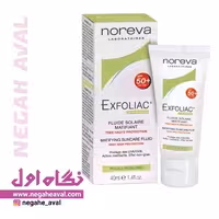 فلوئید ضدآفتاب اکسفولیاک SPF50 نوروا حجم 40 میلی لیتر