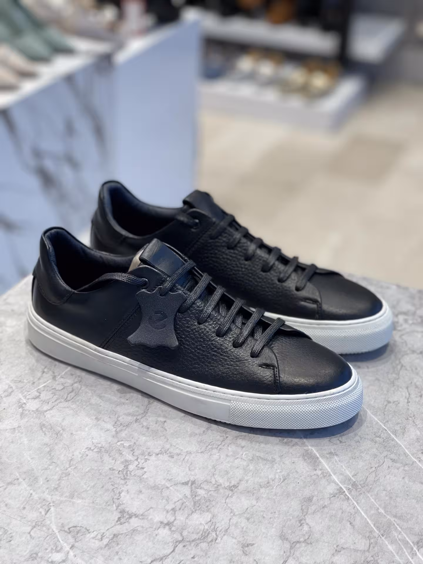 چرم مردانه MS3 رنگ مشکی سایز 43