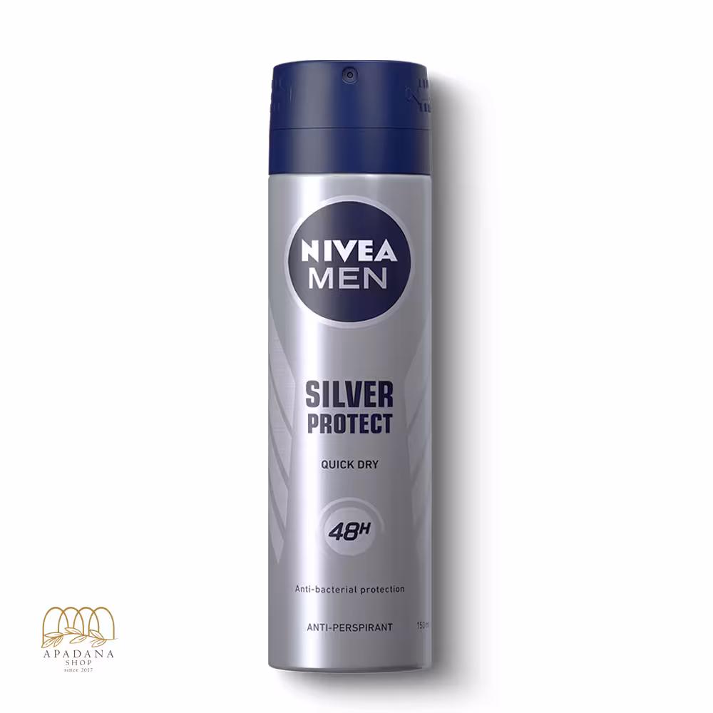 اسپری ضد تعریق مردانه سیلورپروتکت پودری نیوآ 150 میل