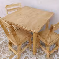 میز ناهار خوری تمام چوب روس وارداتی 