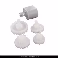 پک چرخ دنده موتور تهویه 3 پایه تیبا ساینا کوییک (5 تکه) برند  BBZ