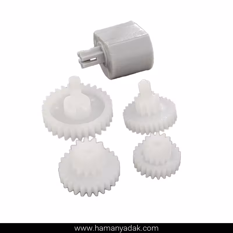 پک چرخ دنده موتور تهویه 3 پایه تیبا ساینا کوییک (5 تکه) برند  BBZ