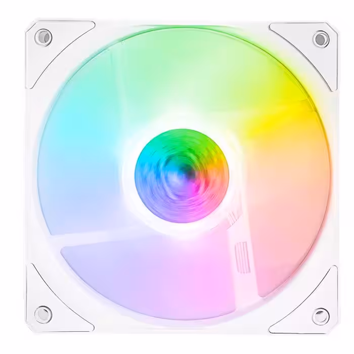 فن کیس کولر مستر سفید SICKLEFLOW 120 ARGB