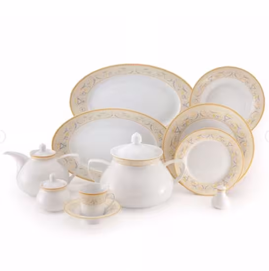 سرویس چینی 108 پارچه 12 نفره طرح جنوا