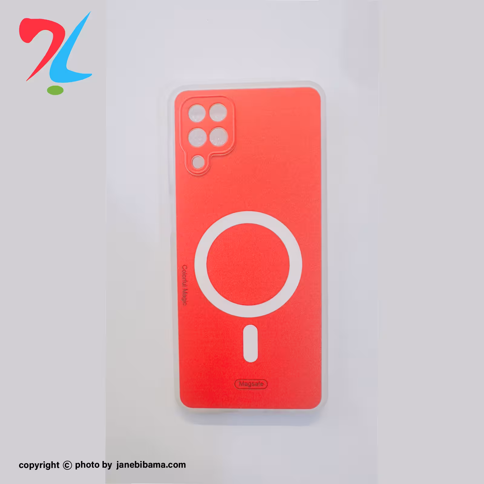 کاور مدل مگ سیف مات مناسب برای موبایل سامسونگ GALAXY a12 -قرمز