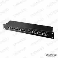 پچ پنل 16 پورت Cat5e UTP متا الکترونیک 1040001