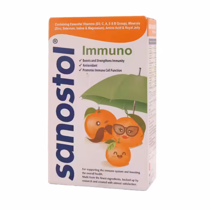 شربت ایمونو سانستول 155 میلی لیتر