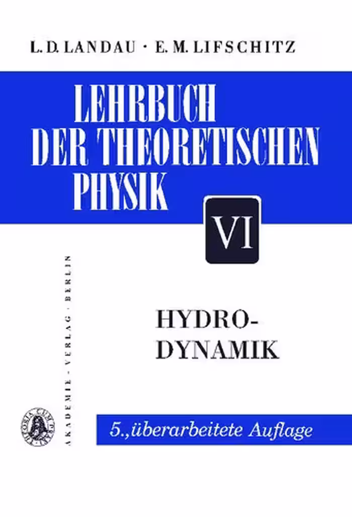 خرید و دانلود نسخه کامل کتاب Lehrbuch der Theoretischen Physik - Band VI - Hydrodynamik