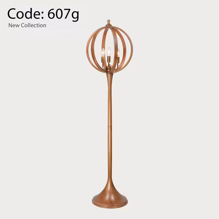 آباژور چوبی کنار سالنی رایکا مدل اوپال DARK607