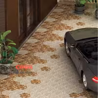 سرامیک پارکینگی پازلی خزان 53.5*53.5 ایفاسرام