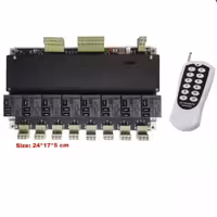 پیامکی ریموتی 8 کاناله تایمردار LG8858 رله 30A